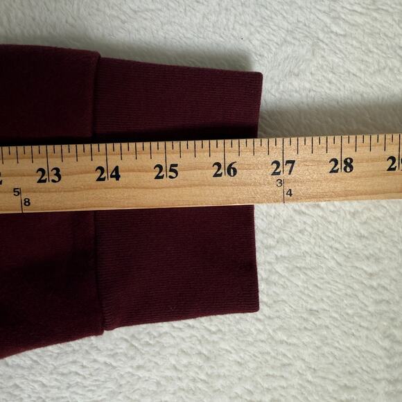 Vtg American Eagle Hoodie Mens XL Burgundy Red Zipped Jacket Y2K - Picture 8 of 8